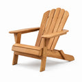 Holzstuhl aus Teak mit ergonomischem Design