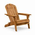 Adirondackstuhl aus Holz Braun 80x90x95 cm