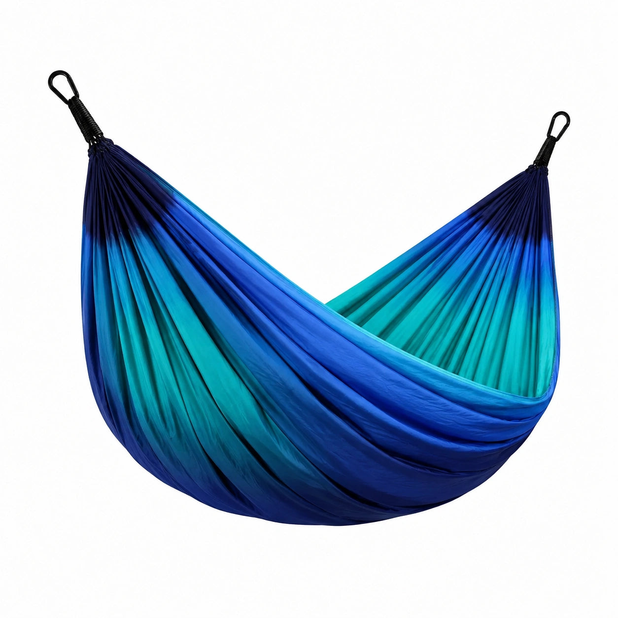 Nylon Hängematte Blau/Grün 275x140 cm